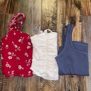 hollister tank top bundle